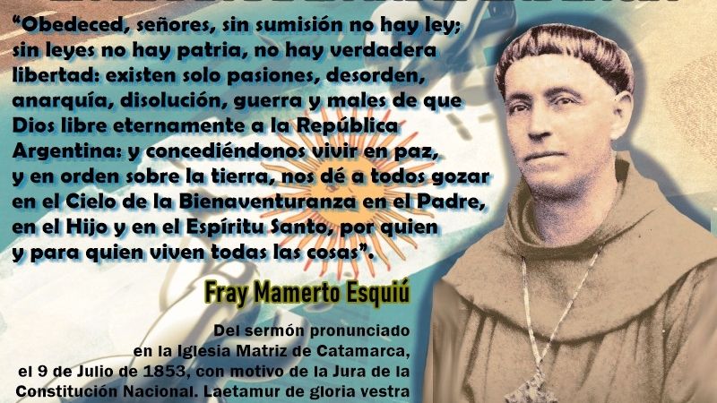 El célebre Sermón del Padre Esquiú y su servicio al país