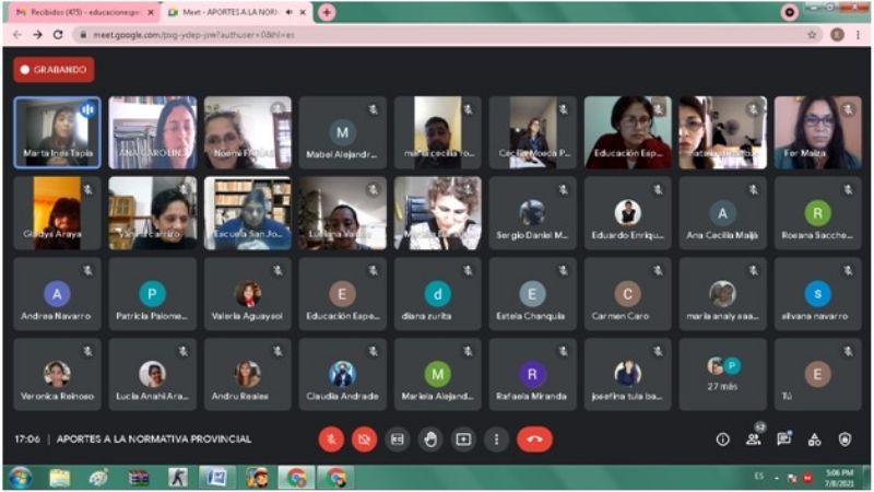 Continúan desarrollándose las mesas de “Educación Incluye”