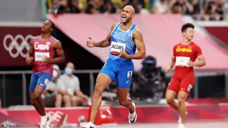 El italiano Jacobs ganó el oro en los 100 metros de Tokio 2020