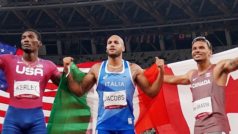 El italiano Jacobs ganó el oro en los 100 metros de Tokio 2020