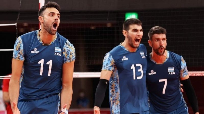 Triunfazo argentino sobre EE.UU. y pase a 4tos. en vóley