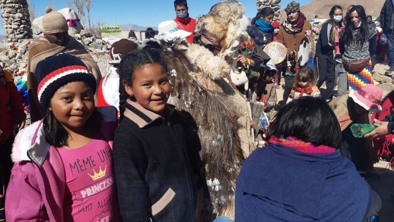 Ceremonia a la Madre Tierra en San José