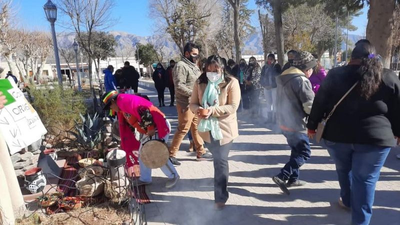 Ceremonia a la Madre Tierra en San José