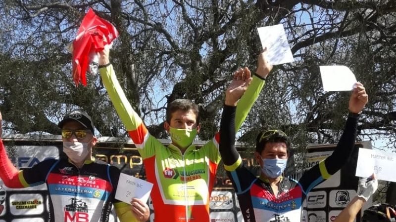 Juan Pablo Moya ganó la 2da. del Provincial de Ciclismo