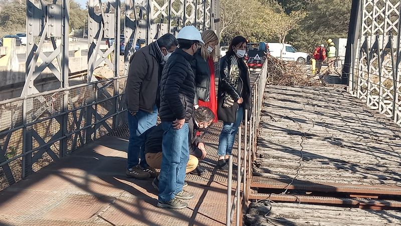 Recorrida de obras financiadas por la provincia en Valle Viejo