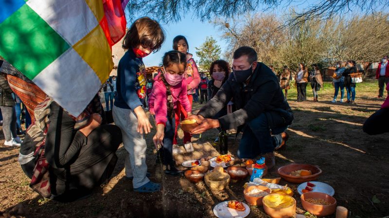 Corpachada en la Casa de la Puna