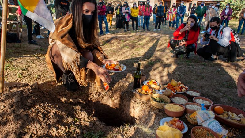 Corpachada en la Casa de la Puna