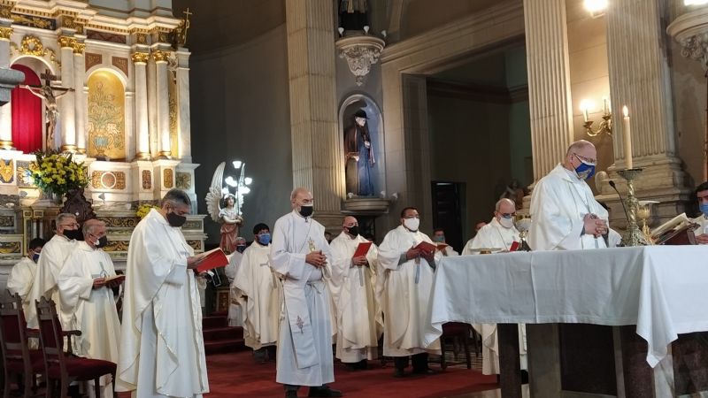 El Padre José Díaz puso su episcopado en manos de la Virgen del Valle