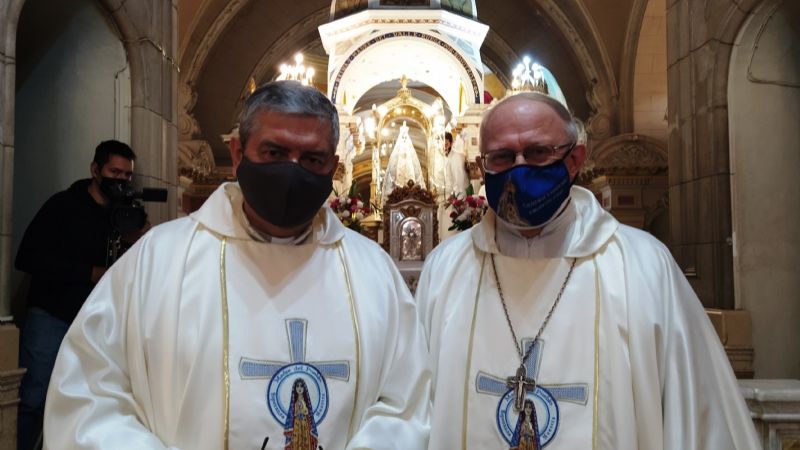 El Padre José Díaz puso su episcopado en manos de la Virgen del Valle