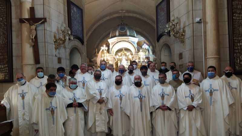 El Padre José Díaz puso su episcopado en manos de la Virgen del Valle