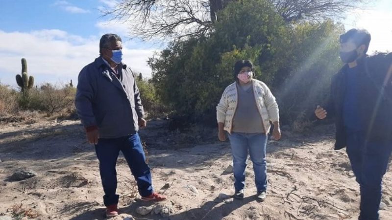 Recorrida por predio donde se construirá planta de procesamiento de nuez