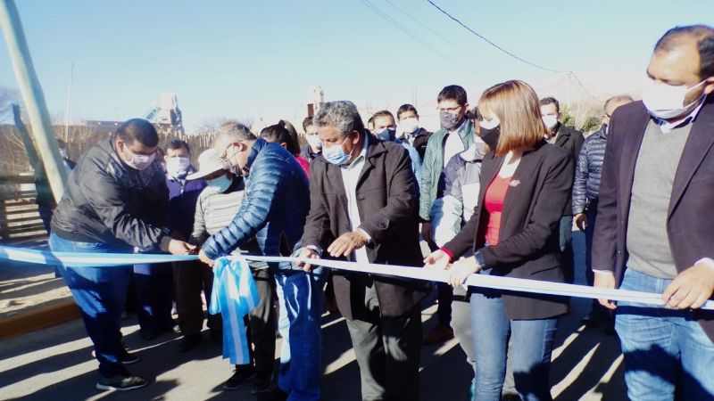 Jalil inauguró el asfaltado y hay más proyectos en San José