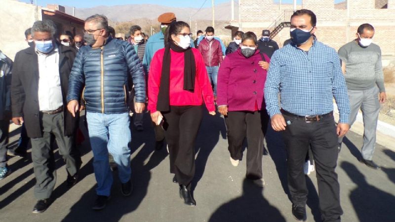 Jalil inauguró el asfaltado y hay más proyectos en San José