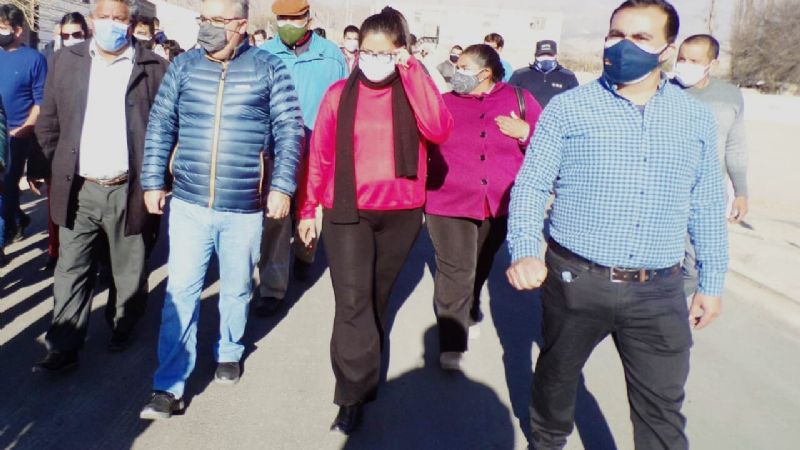 Jalil inauguró el asfaltado y hay más proyectos en San José