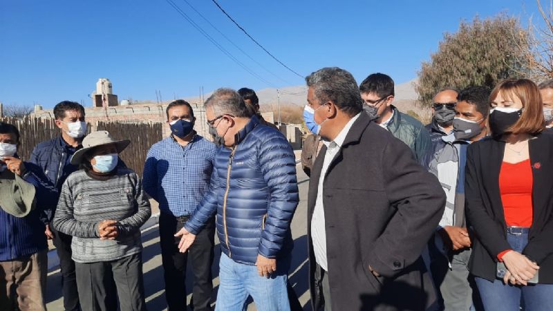 Jalil inauguró el asfaltado y hay más proyectos en San José