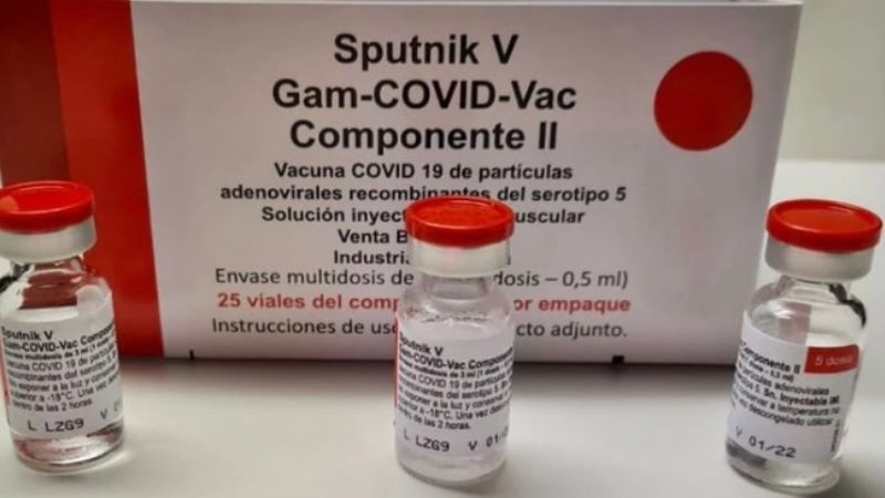 Se entrega el primer millón de vacunas Sputnik V envasadas en el país