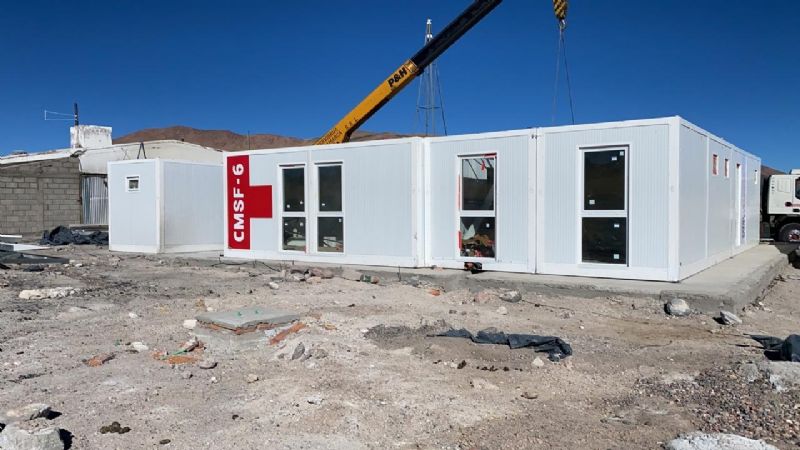 Avanzan los trabajos en el Hospital Modular del Paso de San Francisco