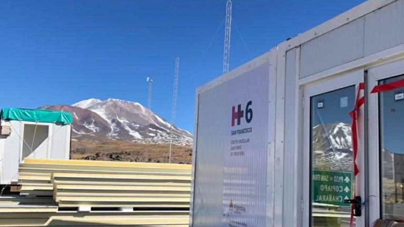 Avanzan los trabajos en el Hospital Modular del Paso de San Francisco