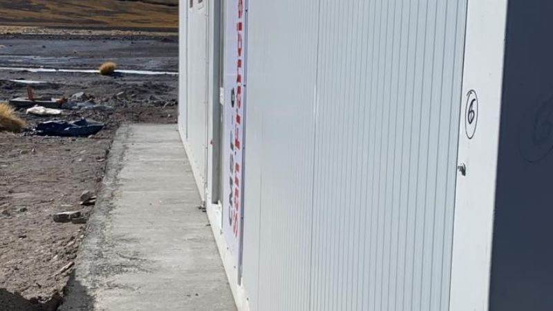 Avanzan los trabajos en el Hospital Modular del Paso de San Francisco