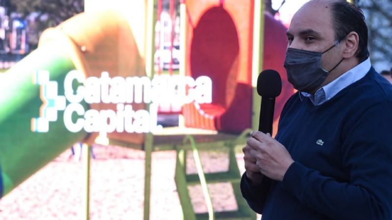 Saadi inauguró las obras en la Plaza El Aviador