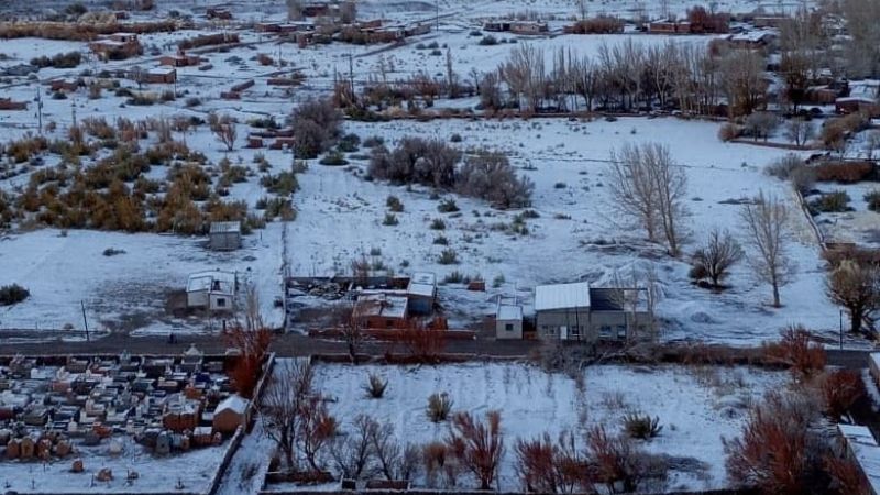 Antofagasta de la Sierra se tiñó de blanco