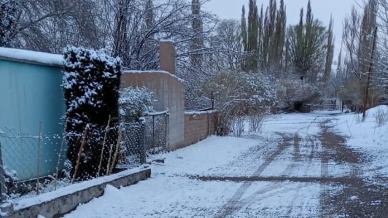 Antofagasta de la Sierra se tiñó de blanco