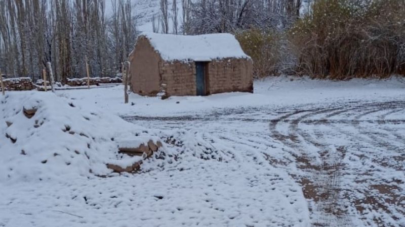 Antofagasta de la Sierra se tiñó de blanco