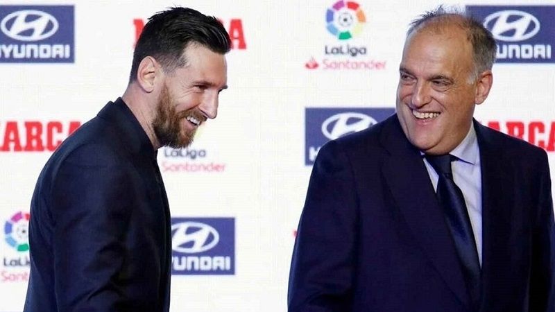 Para Javier Tebas, "Messi no es imprescindible"