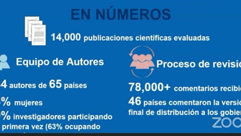 Presentaron los resultados del informe sobre cambio climático