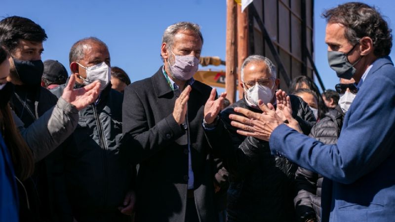 Recorrieron el lugar donde se emplazará el complejo hídrico Ampajango