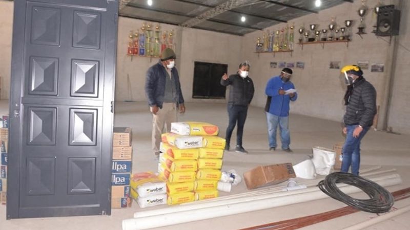 Avanzan obras en localidades de Santa María