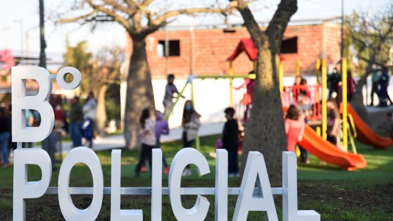 La Plazoleta del barrio Policial ya es una realidad