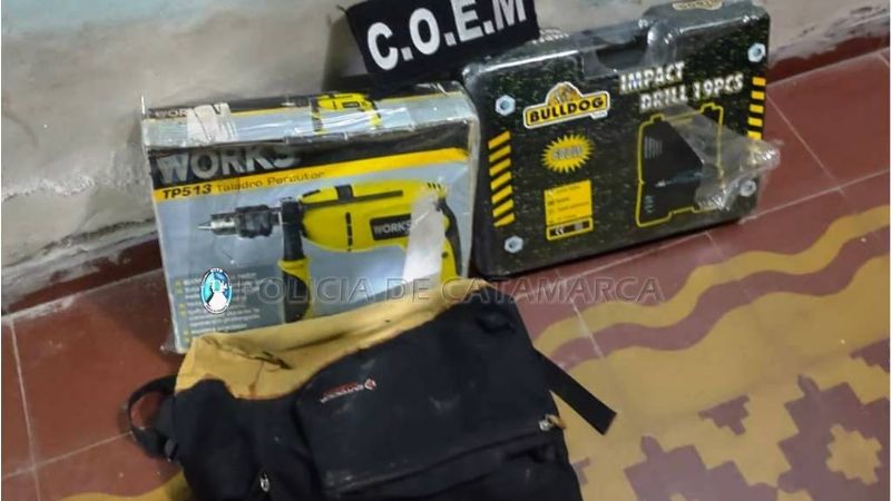 Aprehenden a dos ladrones en el centro