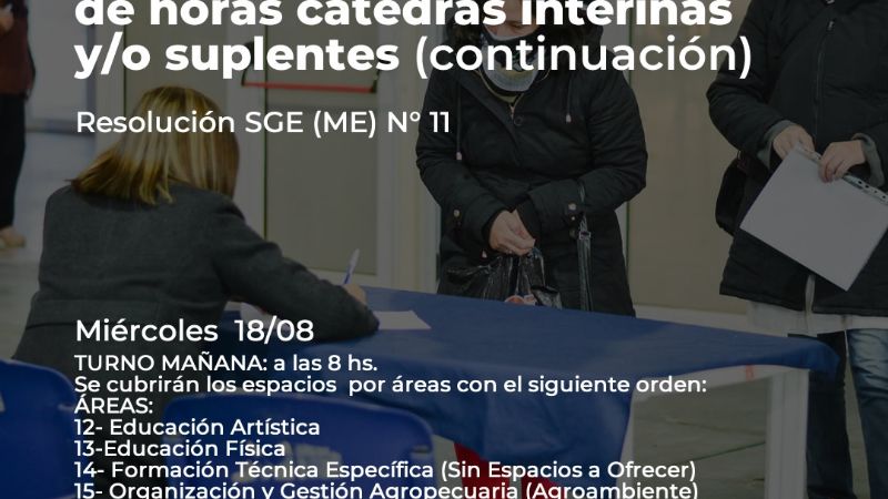 Martes y miércoles continúan las Asambleas de Nivel Secundario