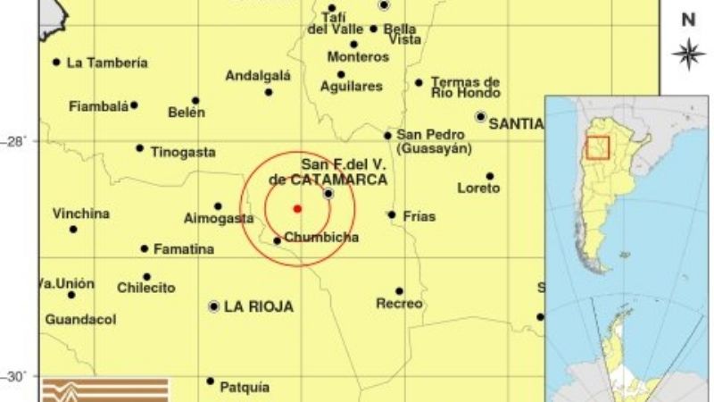 Temblor cerca de Capital: ¿lo sentiste?