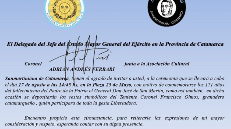 Acto por San Martín