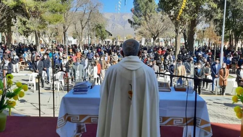 Con un fuerte protocolo, los sanjoseños rindieron honor a San Roque