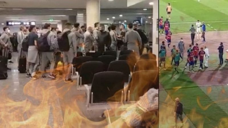 San Lorenzo insultado en el Kempes y el aeropuerto