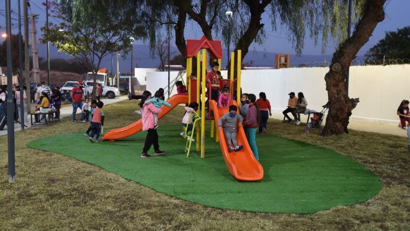 Saadi inauguró las obras de la Plaza 20 de Marzo