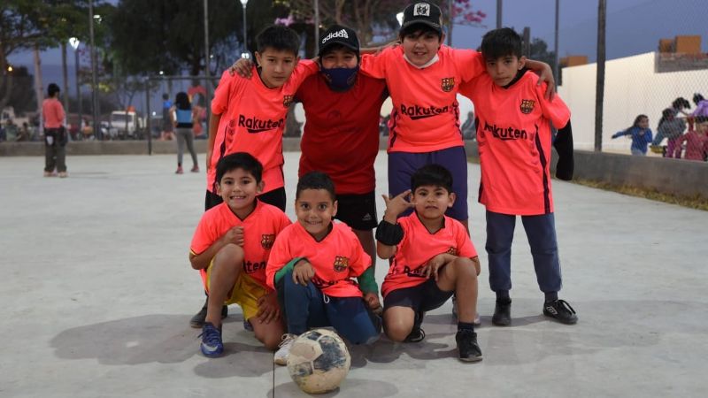 Saadi inauguró las obras de la Plaza 20 de Marzo