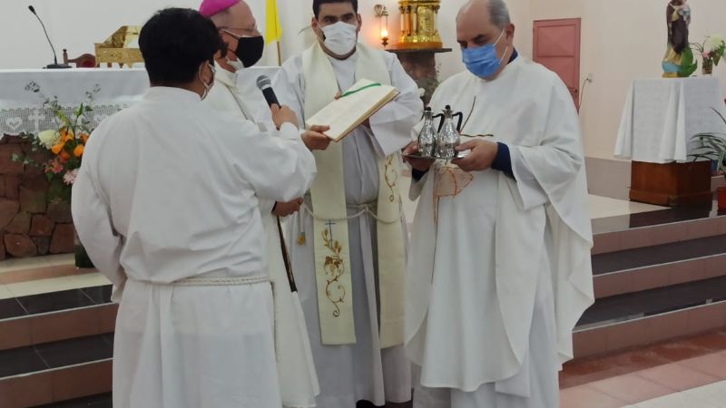 Asumió el nuevo párroco del Inmaculado Corazón de María