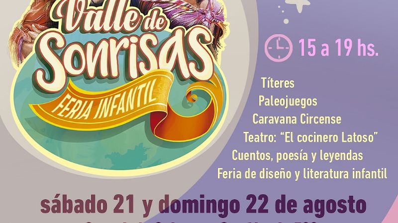 Feria Infantil Valle de Sonrisas en la Casa de la Cultura