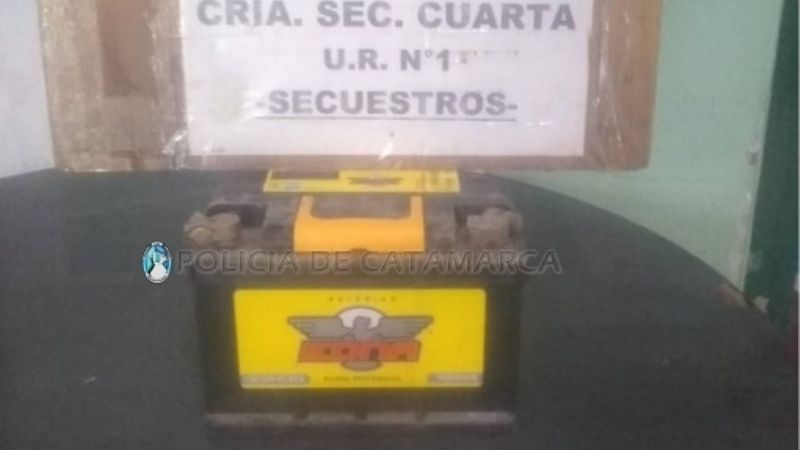 Recuperan una batería