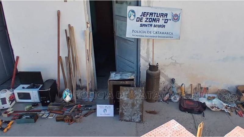 Jóvenes arrestados y menores demorados por un raid delictivo