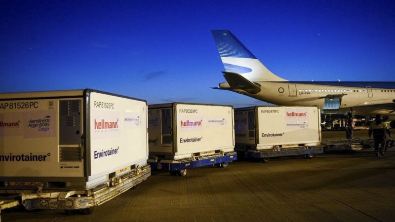 Llegaron casi 2 millones de dosis de Sinopharm y AstraZeneca