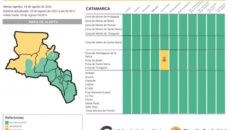 Sigue la alerta por vientos fuertes en el Oeste