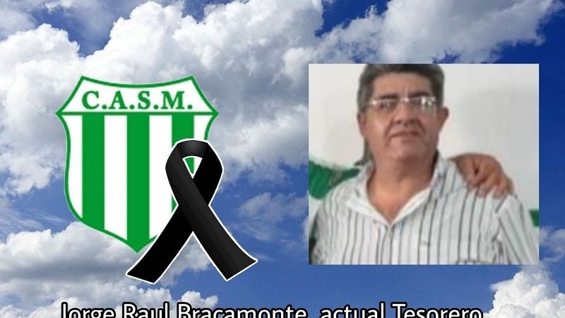 Pesar en Las Chacras por el deceso de Raúl Bracamonte