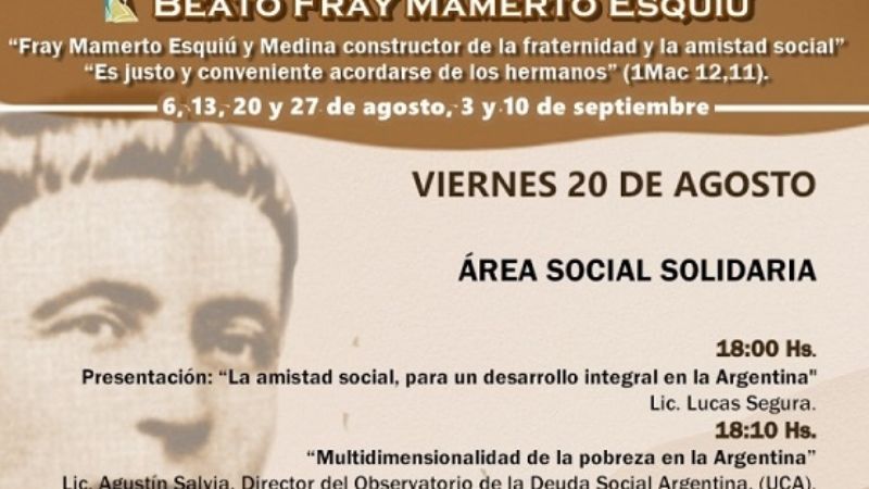 Pensamiento filosófico y social solidario del Padre Esquiú