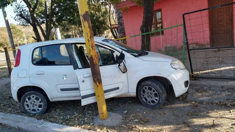 Alcoholizada quiso escapar del test chocando contra todos