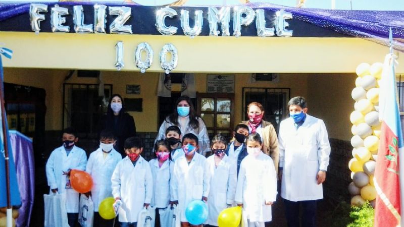 Celebraron el centenario de la Escuela Nº 394 de El Pajonal